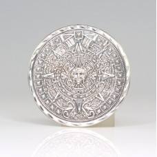 brosa-pandant  calendar Azteca - argint - atelier Avalos cca 1950